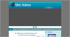Desktop Screenshot of glenaubrey.com