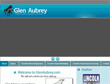 Tablet Screenshot of glenaubrey.com